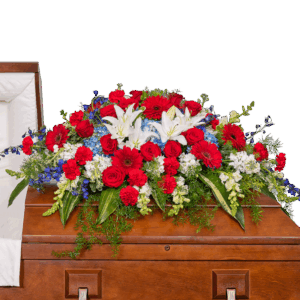 Stars and Stripes Forever Casket Spray