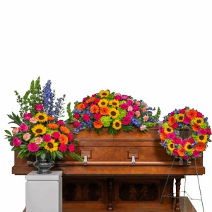 Forever Blooming Bright Trio with Wreath