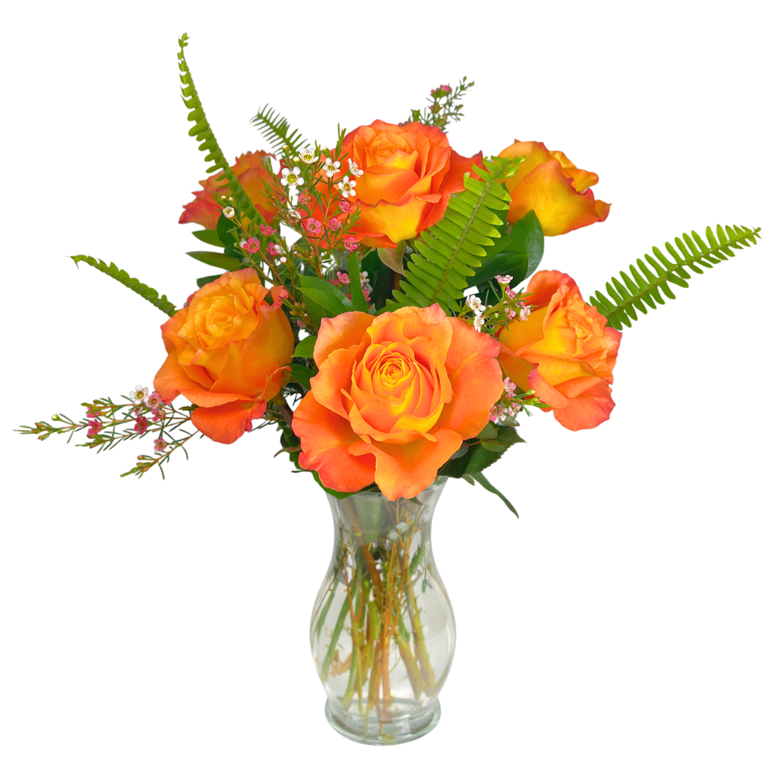 "Half Dozen Roses" Flower Arrangement