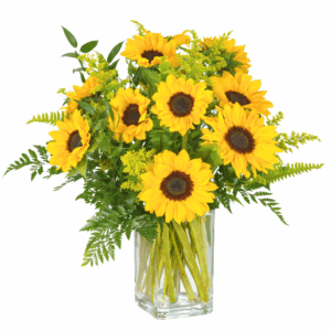 "Dozen Sunflowers" Flower Arrangement