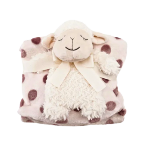 Baby Blanket & Plush Sheep Set