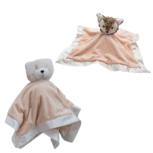 Plush 2-in-1 Peek-A-Boo Fox & Bear Snuggle Toy