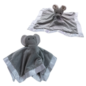 Plush 2-in-1 Peek-A-Boo Mouse & Elephant Snuggle Toy