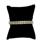 Gold Rhinestone Wrist Band +$20.00