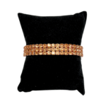 Rose Gold Rhinestone Wrist Band +$20.00