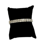 Silver Rhinestone Wrist Band +$20.00