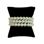 Wide Pearl Wrist Band +$20.00